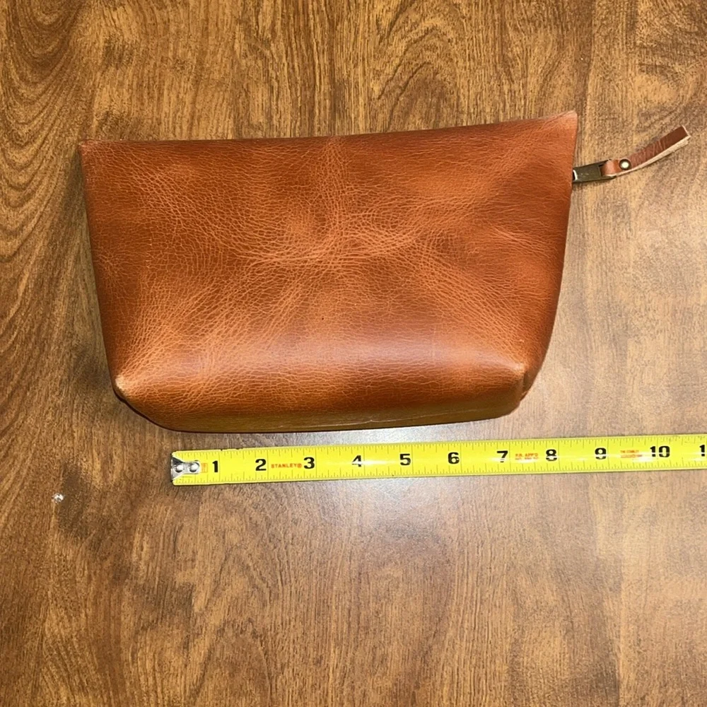 NEW Leather Makeup Bag + Toiletry Bag